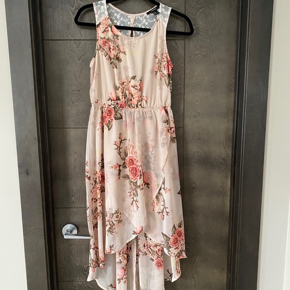 Forever 21 Floral Asymmetrical Dress